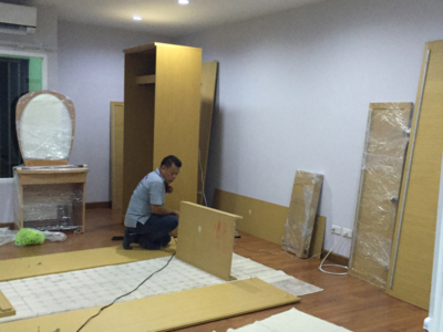 Disassembling and installation of knock down and built-in furniture